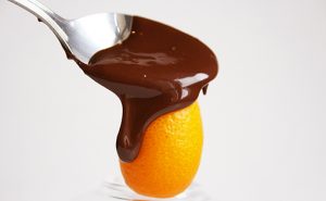 kumquat con chocolate