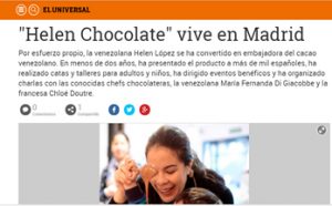 Helen Chocolate Catas de Chocolate en Madrid