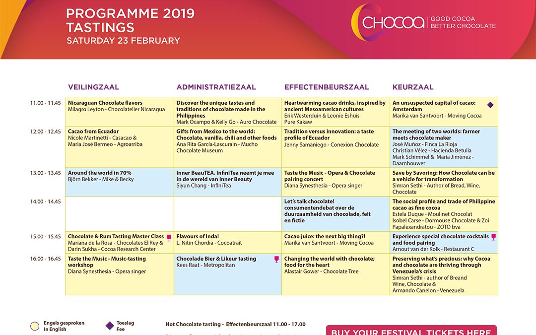 Programa del Festival de Chocoa 2019