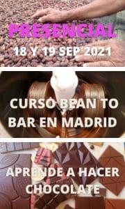 curso presencial bean to bar en Madrid