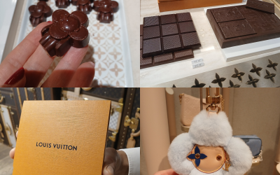 Chocolates en París: bombones con la marca LV